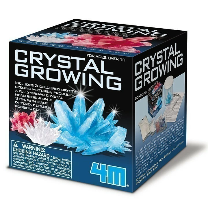 New ❤️ 4M Toys 4M - Crystal Growing Kit (3 Colours) ????