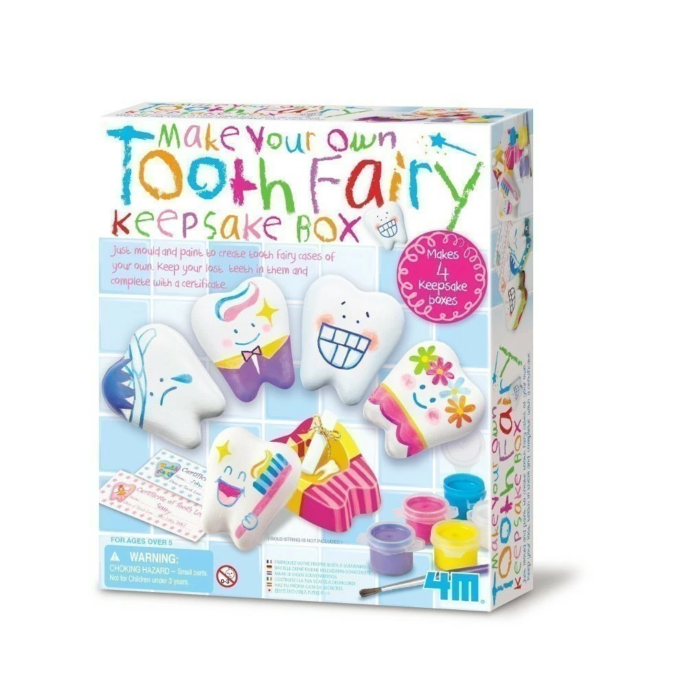 Top 10 ???? 4M Toys 4M - Make Your Own Tooth Fairy Keepsake Box ????