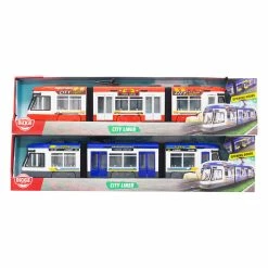 Cheap ???? Dickie Toys - City Liner Tram - Asst Colours ❤️
