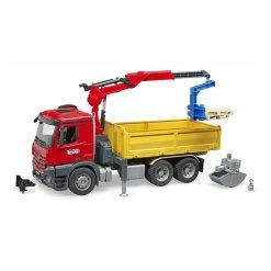 Hot Sale ???? Bruder Toys Bruder - MB Arocs Construction Truck With Crane And Accessories ⭐