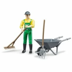 Best reviews of ???? Bruder Toys Bruder - Bworld Farmer Figure Set ⌛