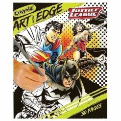 Deals ???? Crayola Art With Edge - Colouring Book - Justice League ????