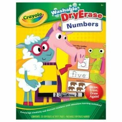 Promo ???? Crayola Dry-Erase Workbook - Numbers ????