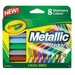Best Sale ???? Crayola - Metallic Markers - 8 Colours ????