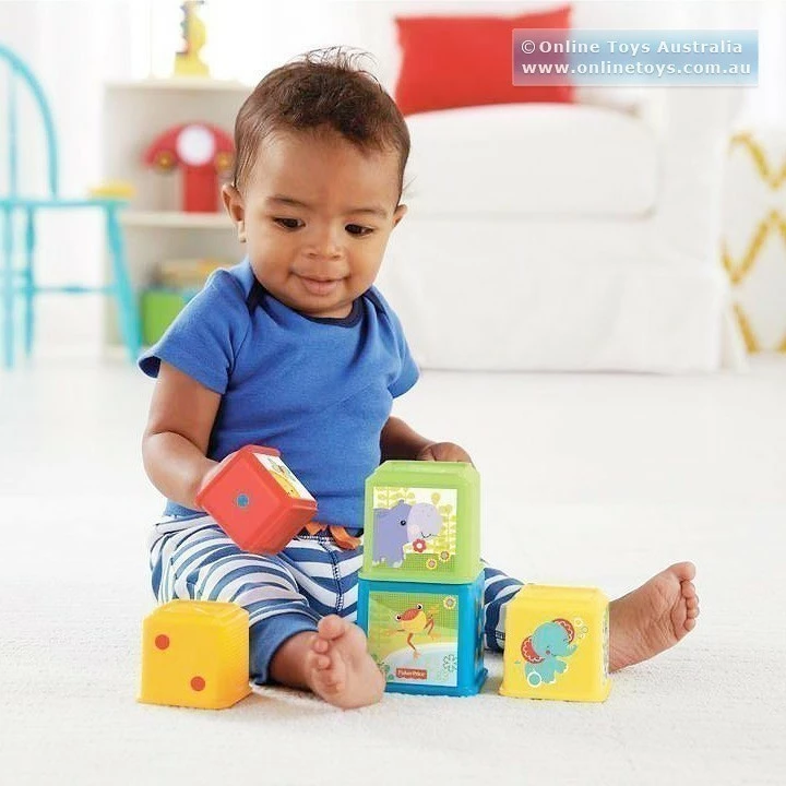 Wholesale ???? Fisher Price Toys Fisher Price - Stack And Explore Blocks ???? - Image 2