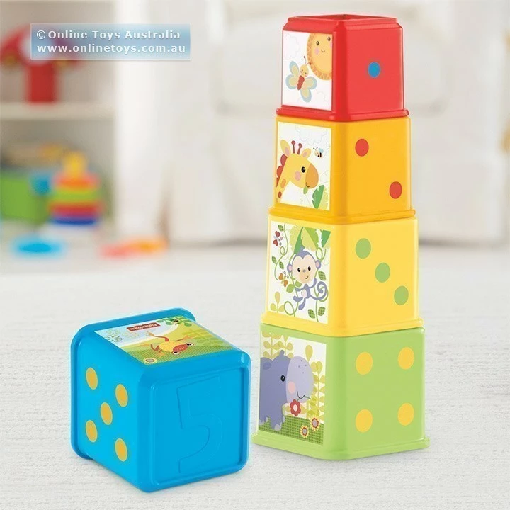 Wholesale ???? Fisher Price Toys Fisher Price - Stack And Explore Blocks ???? - Image 3