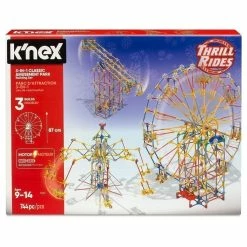 Outlet ✔️ K'Nex - Thrill Rides 3-In-1 Classic Amusement Park Building Set ????