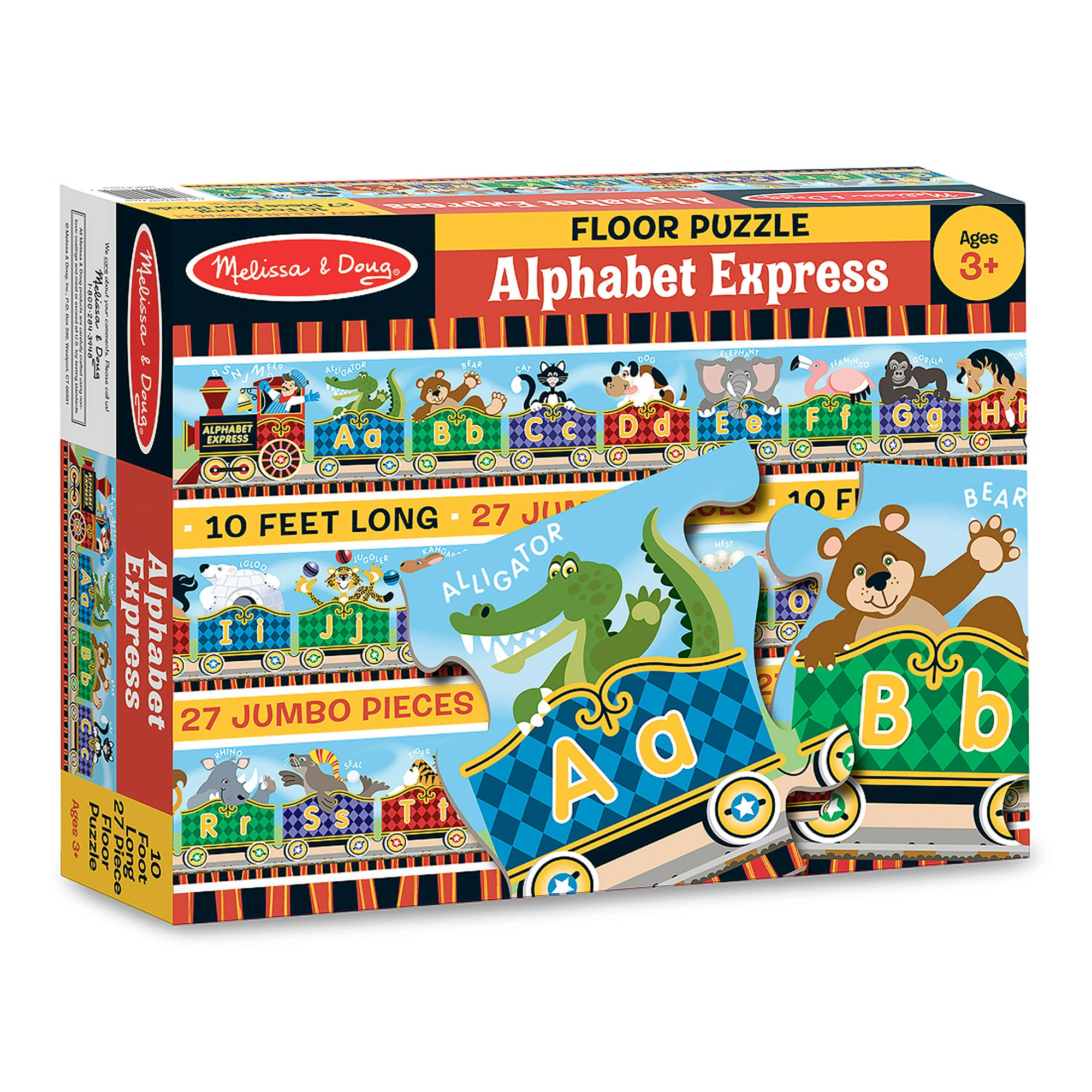 Brand new ???? Melissa And Doug Toys Melissa And Doug - 27 Piece Giant Floor Puzzle - Alphabet Express ????
