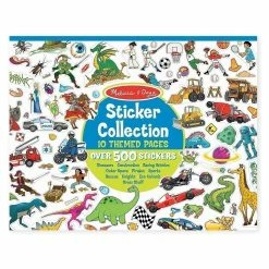 Best deal ✨ Melissa And Doug Toys Melissa And Doug - 500 Sticker Collection - 10 Boy Themes ⭐