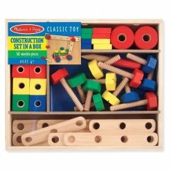 Flash Sale ???? Melissa And Doug Toys Melissa And Doug - Construction Set In A Box - 48 Pieces ⭐