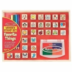 Flash Sale ⌛ Melissa And Doug Toys Melissa And Doug - Favourite Things Wooden Stamp Set ????