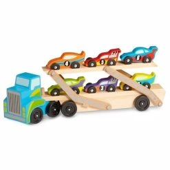New ???? Melissa And Doug Toys Melissa And Doug - Mega Race Car Carrier ????