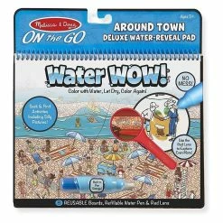 Promo ???? Melissa And Doug Toys Melissa And Doug - On The Go Water WOW! - Around Town Deluxe Water-Reveal Pad ????