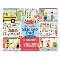 New ???? Melissa And Doug Toys Melissa And Doug - Reusable Sticker Pad - My Town ????