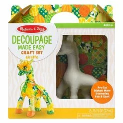 Cheapest ✔️ Melissa And Doug Toys Melissa & Doug - Decoupage Made Easy - Giraffe Craft Set ✔️
