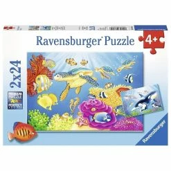 Cheapest ⌛ Ravensburger - Colourful Underwater World - 2 X 24 Piece Puzzle ????