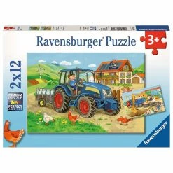 Cheapest ???? Ravensburger - Hard At Work - 2 X 12 Piece Puzzles ⌛