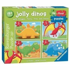 Flash Sale ???? Ravensburger - My First Puzzles - Jolly Dinos ????