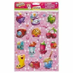 Best Pirce ???? Shopkins - 3D Sticker Sheet ????