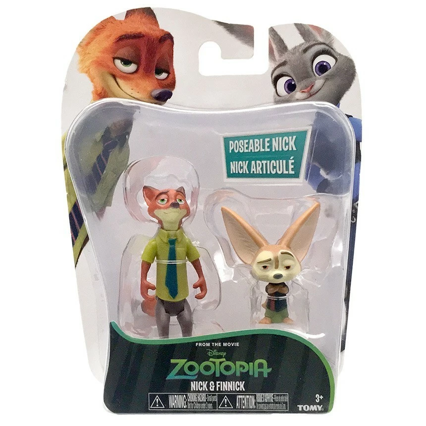 Hot Sale ???? Tomy Toys Zootopia - Nick & Finnick Pack ????